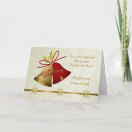 クリスマスファミリーカード（鐘と雪片） シーズンカード