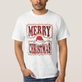 クリスマスファミリークリスマスパジャマ Tシャツ (正面)