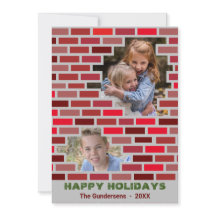 クリスマスファミリーコラージュレンガ