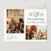 クリスマスファミリーデッキニューホールフォトムービング 案内ポストカード (正面)