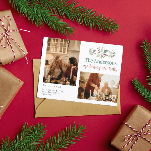 クリスマスファミリーデッキニューホールフォトムービング 案内ポストカード