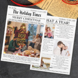 クリスマスファミリーニュースレター写真年レビュー シーズンカード