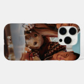 クリスマスファミリーパーソナライズされた写真 Case-Mate iPhoneケース (裏面 (横))