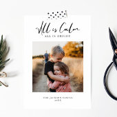 クリスマスファミリーフォトカモダンード、ミニマリスト