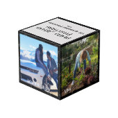 クリスマスファミリーフォトキューブ4写真、カウントダウン フォトキューブ (裏面アングル)