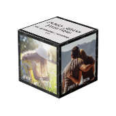 クリスマスファミリーフォトキューブ4写真、カウントダウン フォトキューブ (正面アングル)