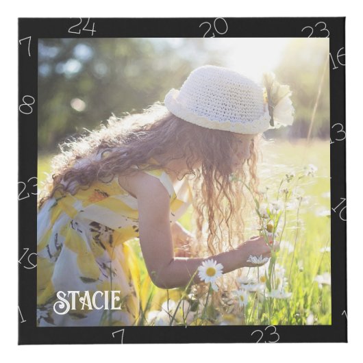 クリスマスファミリーフォトキューブ4写真、カウントダウン フォトキューブ (正面)