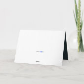 クリスマスファミリーフォトグリーティングカード シーズンカード (裏面)