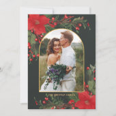 クリスマスファミリーフォトグリーン植物園 シーズンカード (正面)