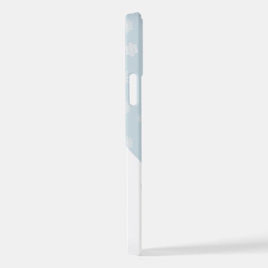 クリスマスファミリーフォトコラージュモノグラムの iPhoneケース (右側面)