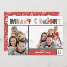 クリスマスファミリーフォトコラージュ