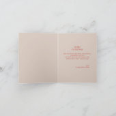 クリスマスファミリーフォトコラージュ | Love Peace Joy シーズンカード (内部)