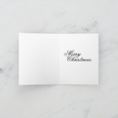 クリスマスファミリーフォトチョークボードフレーム カード (内部)