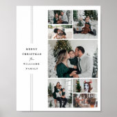 クリスマスファミリーフォトポスターおよびプリント ポスター (正面)