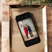 クリスマスファミリーフォトマガジンカバーのための新しい家 シーズンカード