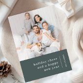 クリスマスファミリーポートレート |森ミニマルの緑 シーズンカード