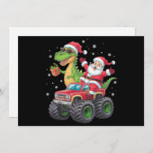 クリスマスファミリーマッチングサンタトラック恐竜 シーズンカード (正面/裏面)