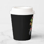 クリスマスファミリーマッチングサンタトラック恐竜 紙コップ (右)