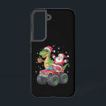 クリスマスファミリーマッチングサンタトラック恐竜 SAMSUNG GALAXY S22ケース<br><div class="desc">クリスマスファミリーマッチングサンタトラック恐竜の少年</div>