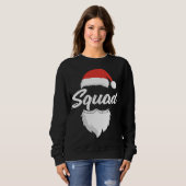 クリスマスファミリーマッチングパジャマPjsチームギフトS スウェットシャツ (正面フル)