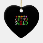 クリスマスファミリーマッチングホリデーX-masクリスマス セラミックオーナメント (裏面)