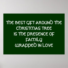 クリスマスファミリーラブポスター ポスター