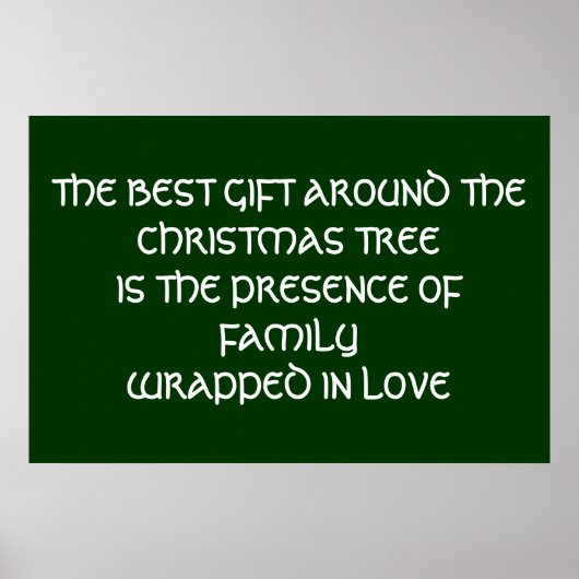 クリスマスファミリーラブポスター ポスター (正面)