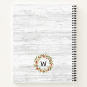 クリスマスファミリーレシピブッククックブック ノートブック (裏面)