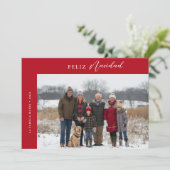 クリスマスファミリー写真フェリーズ・ナヴィダレッド シーズンカード (スタンド正面)
