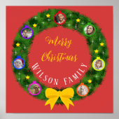 クリスマスファミリー写真ランプミスタントー ポスター (正面)