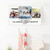 クリスマスファミリー懇親会フォトコラージュカスタム 横断幕 (インサイチュ)