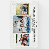 クリスマスファミリー懇親会フォトコラージュカスタム 横断幕 (縦)