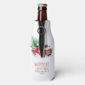 クリスマスファミリー懇親会ホリデイ ボトルクーラー (ボトル裏面)