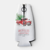 クリスマスファミリー懇親会ホリデイ ボトルクーラー (裏面)