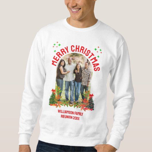 クリスマスファミリー懇親会マッチンググループ スウェットシャツ (正面)
