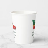 クリスマスファミリー懇親会孫カスタムの休日 紙コップ (左)