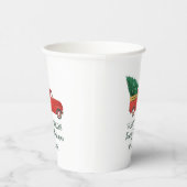 クリスマスファミリー懇親会孫カスタムの休日 紙コップ (右)