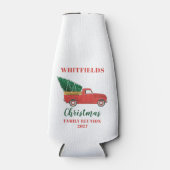 クリスマスファミリー懇親会年次パーティーカスタム ボトルクーラー (正面)