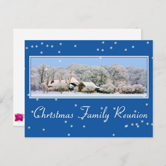 クリスマスファミリー懇親会 シーズンポストカード (正面/裏面)