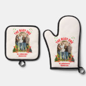 クリスマスファミリー懇親会「忙しザ・ワン」 鍋つかみ&鍋敷きセット (正面)