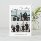 クリスマスファミリー航海のビーチ海事写真 シーズンカード (スタンド正面)