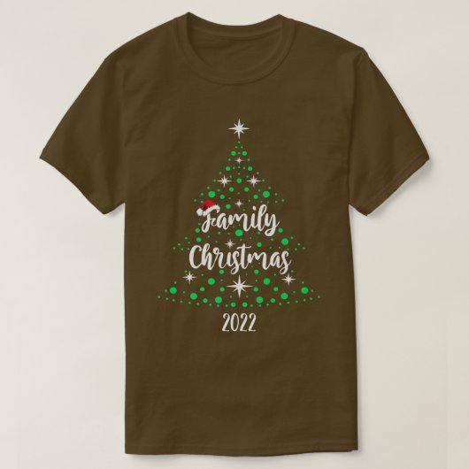 クリスマスファミリー2022プレミアムTシャツ Tシャツ (デザイン正面)