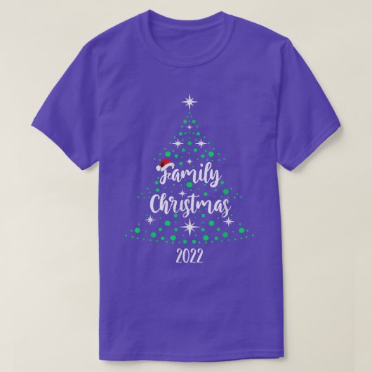 クリスマスファミリー2022 Tシャツ (デザイン正面)