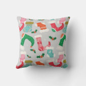 クリスマスファララグレー – ストッキング クッション (裏面)