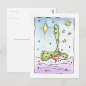 クリスマスファンシーの「木」 ポストカード (正面/裏面)