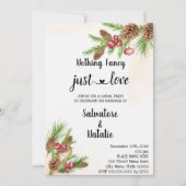 クリスマスファンシーは何も愛の駆け落ち 招待状 (正面)