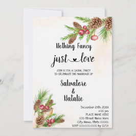 クリスマスファンシーは何も愛の駆け落ち 招待状