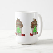 クリスマスファンシーカップケーキ コーヒーマグカップ (正面右)