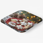 クリスマスファンシークッキー ペーパープレート (傾斜あり)