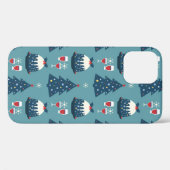 クリスマスファンシーパーティーお祝いヴィンテージシームレス Case-Mate iPhoneケース (裏面 (横))